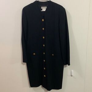 Jaeger All Pure Wool Coat dress 100% New wool made in Great Britain good cond